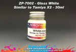 White Paint 30ml - Similar to Tamiya X2 30ml ZP-7002